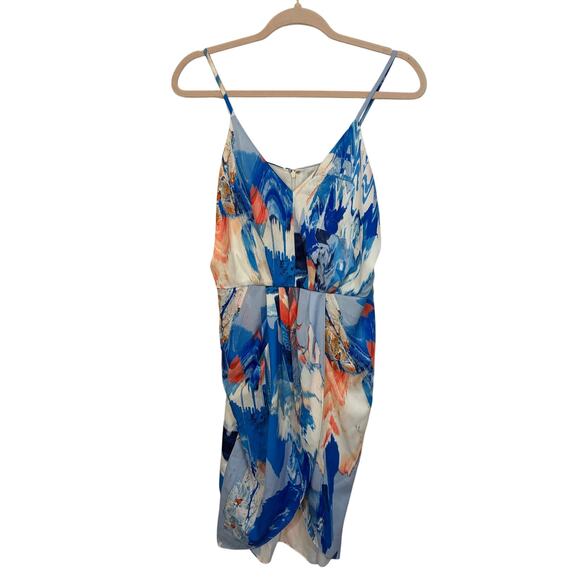 CHELSEA28 Print Faux Wrap Nautical Event Wedding 6 Art Deco Watercolor - Picture 2 of 6